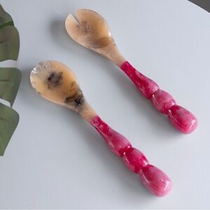 New in gift box. Rio Salad Servers from Beatriz Ball. Pink